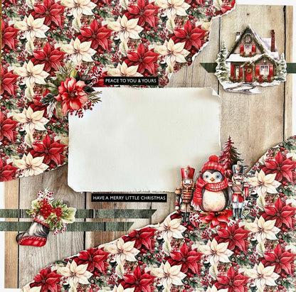 Joyeuses Fêtes Blocs de Papiers Prédécoupés 32391