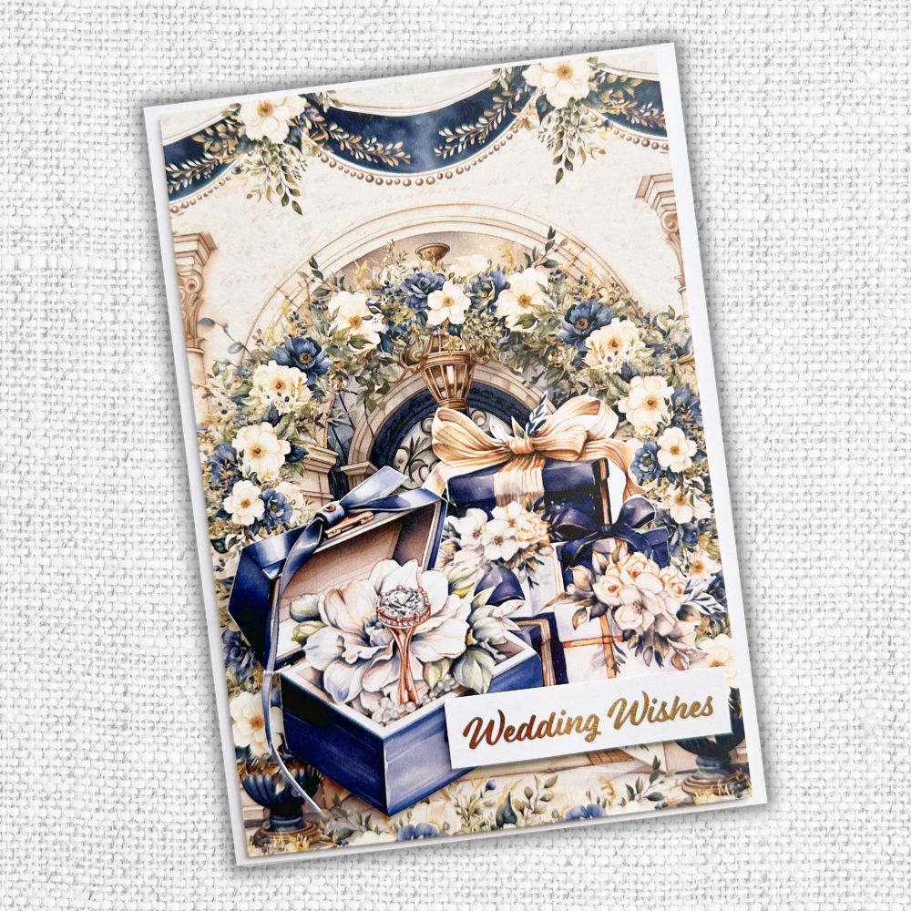 Collection de papiers 15x15 cm Les Essentiels de la Fleur de Mariage 31746