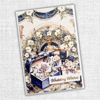 Collection de papiers 15x15 cm Les Essentiels de la Fleur de Mariage 31746