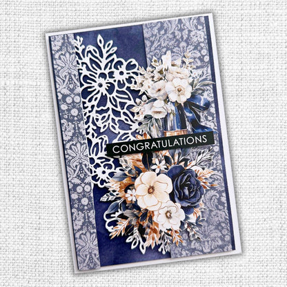 Collection de papiers 15x15 cm Les Essentiels de la Fleur de Mariage 31746