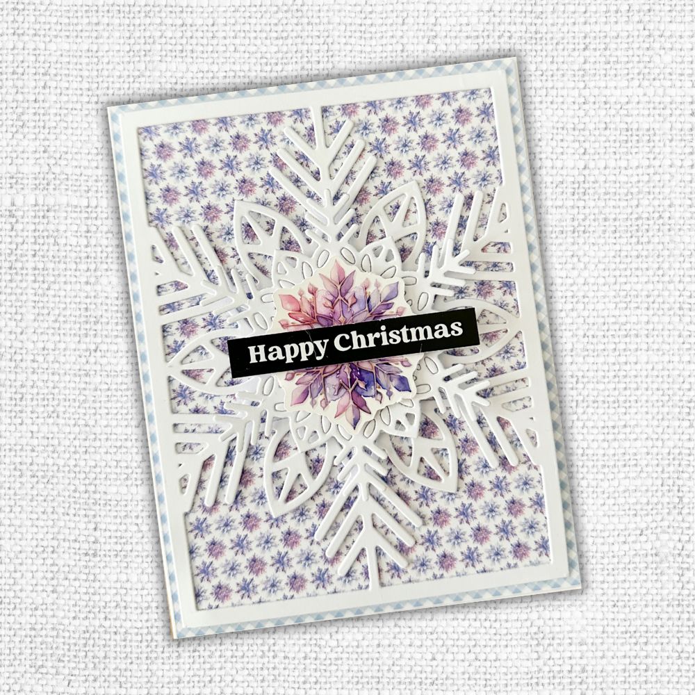 Flocon de Noël 2 matrices de découpe 32433