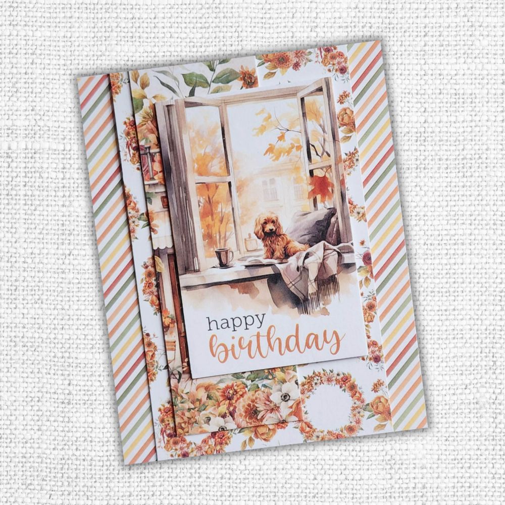 Collection de papier Florals d'automne 12x12 32961