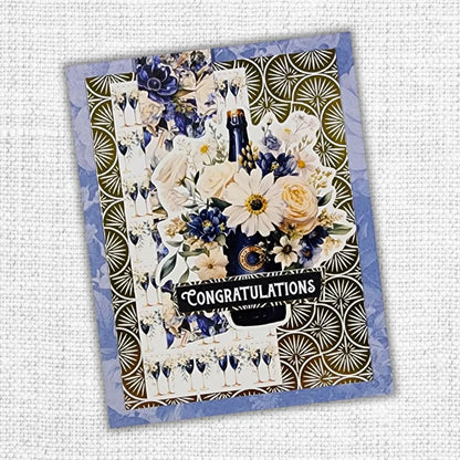 Collection de papiers "L'essentiel des fleurs de mariage 2.0" 30x30 cm 34485