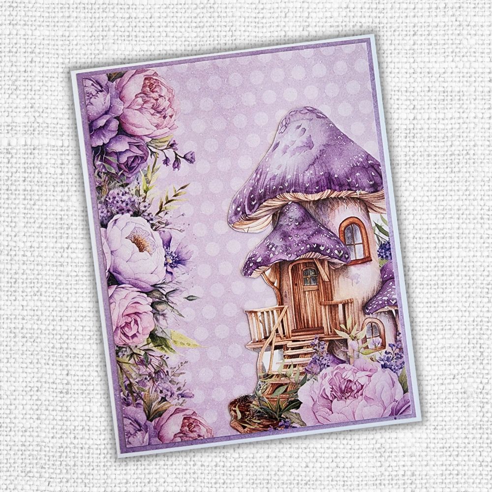 Éphémères Lavande et Fées, Découpes Gaufrées 33528