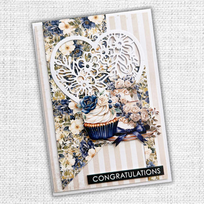 Collection de papiers 15x15 cm Les Essentiels de la Fleur de Mariage 31746
