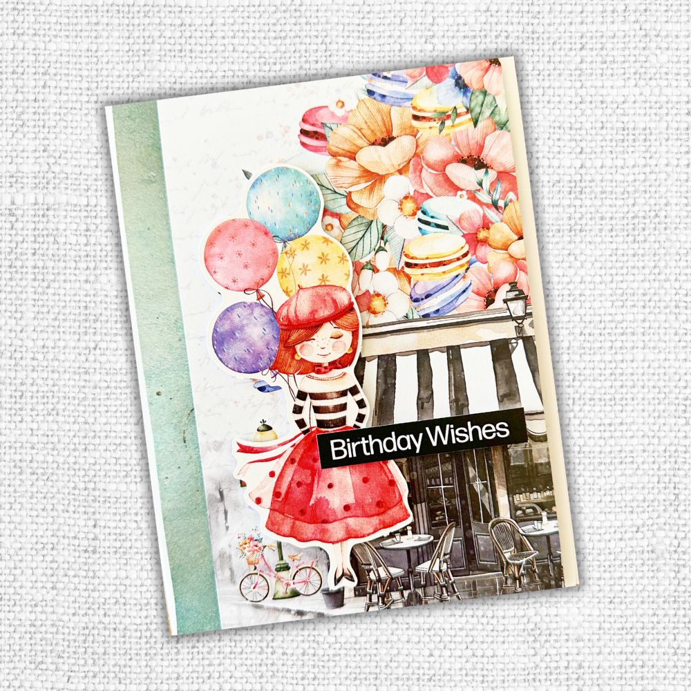 Coffee In Paris Collection de Papiers 12x12 32304