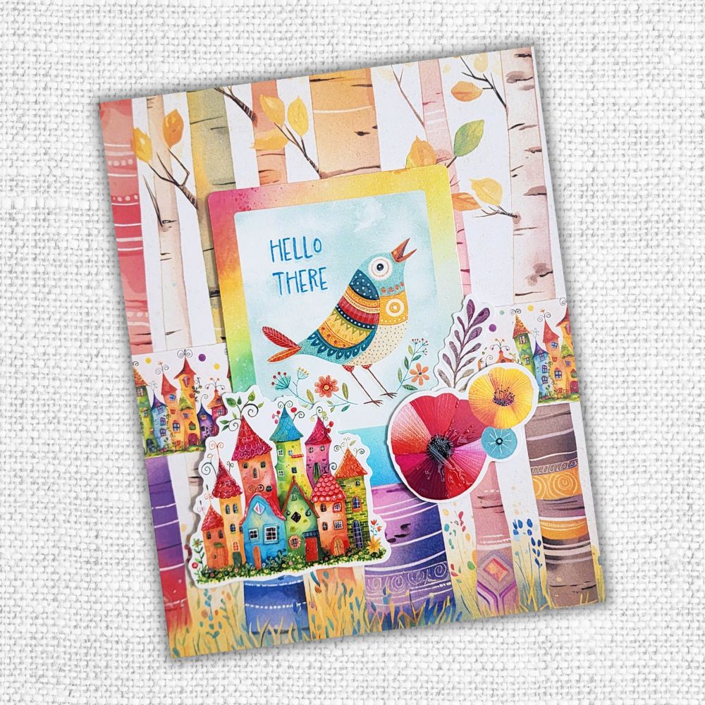 Collection de papiers Rainbow Village 6x6 35484
