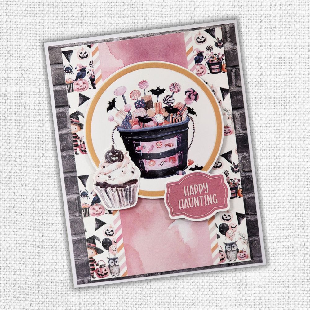 Découpes et sentiments Halloween rose 6x8" 32868