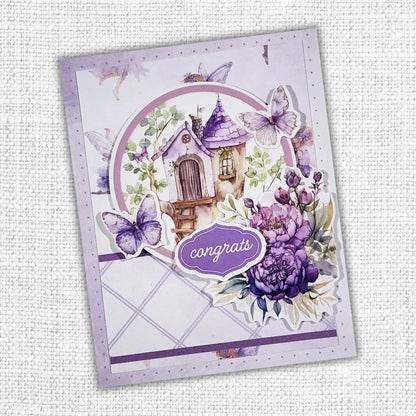Lavande et fées 6x8" matrices de découpe pour cartes rapides 33720