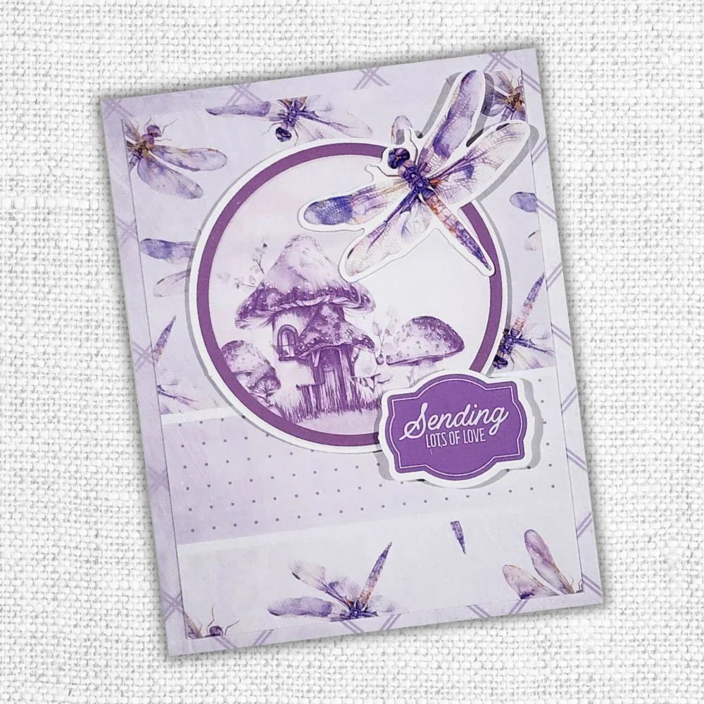 Lavande et fées 6x8" matrices de découpe pour cartes rapides 33720