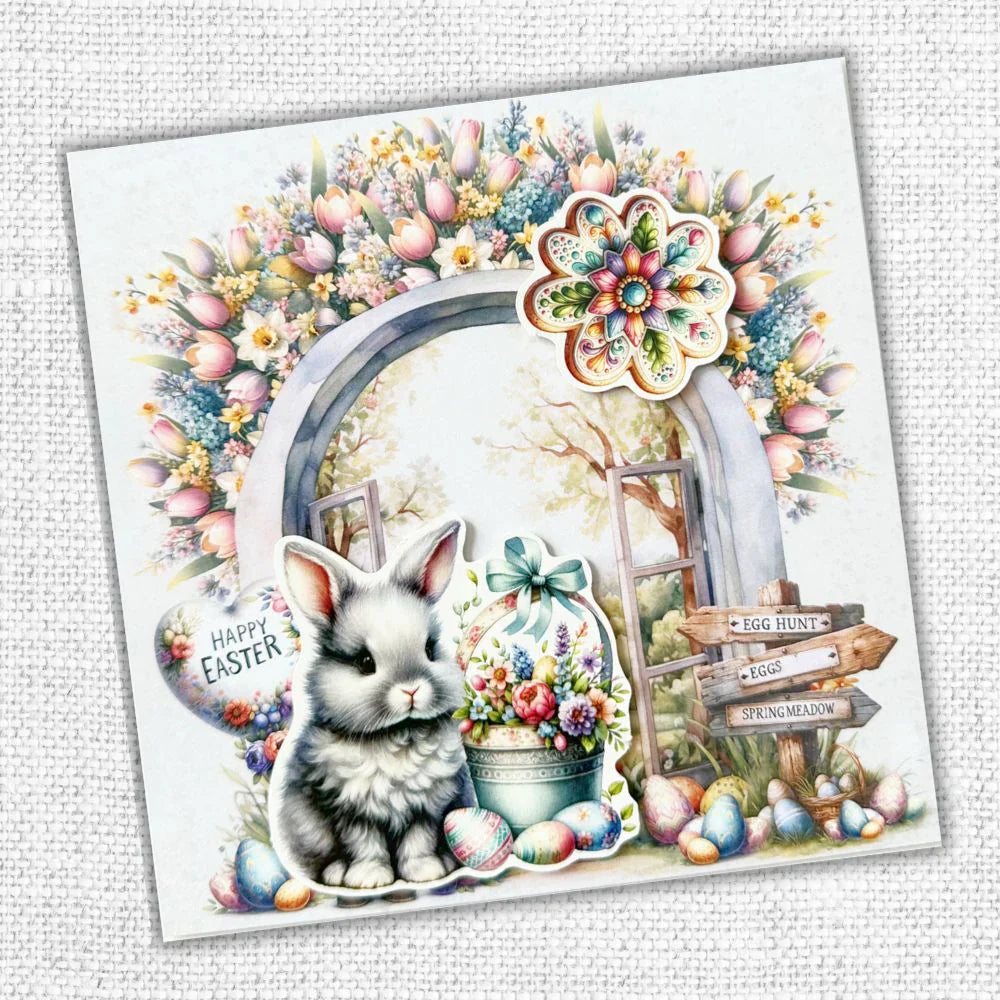 Easter Time Embossed Die Cuts 31803