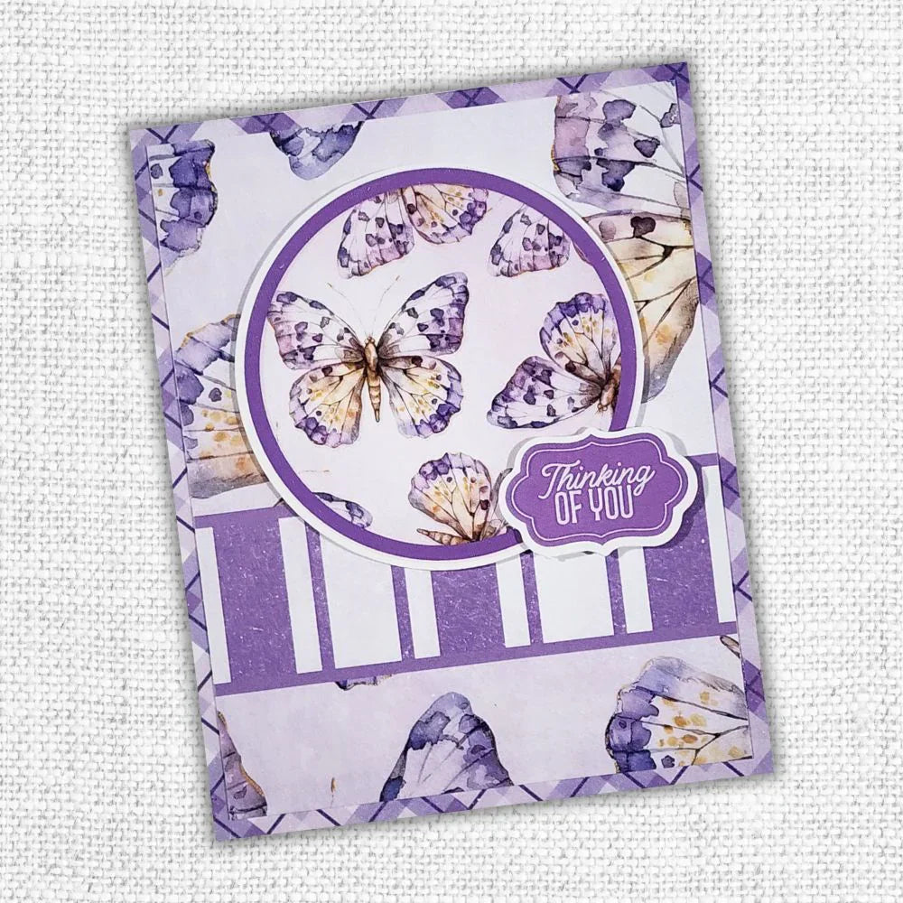 Lavande et fées 6x8" matrices de découpe pour cartes rapides 33720