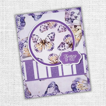 Lavande et fées 6x8" matrices de découpe pour cartes rapides 33720