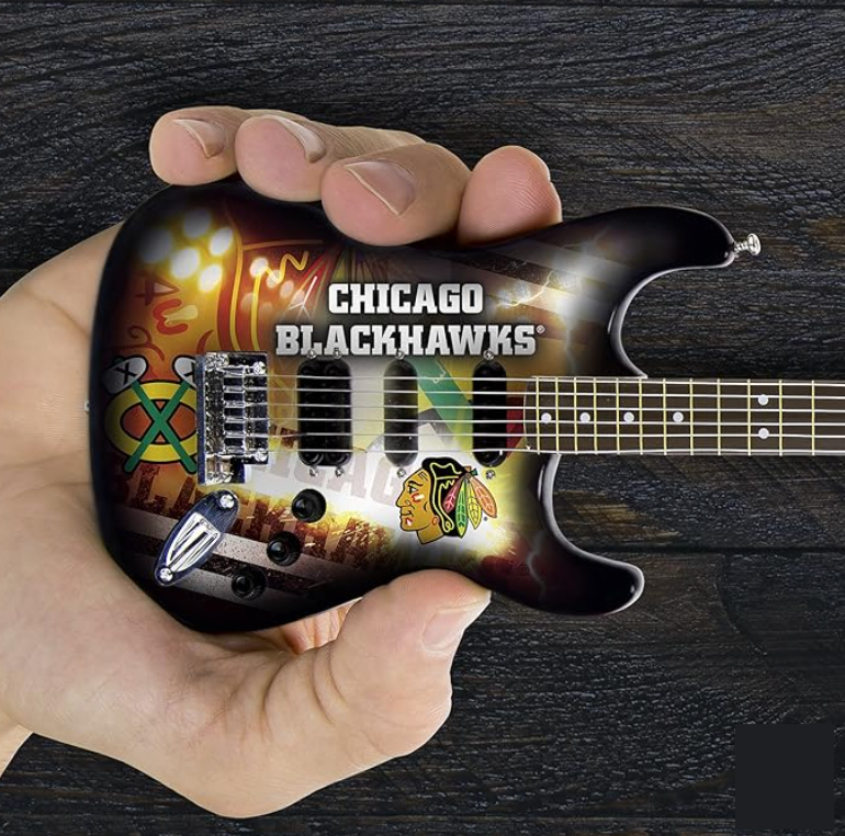 Chicago Blackhawks 10" Collectible Mini Guitar