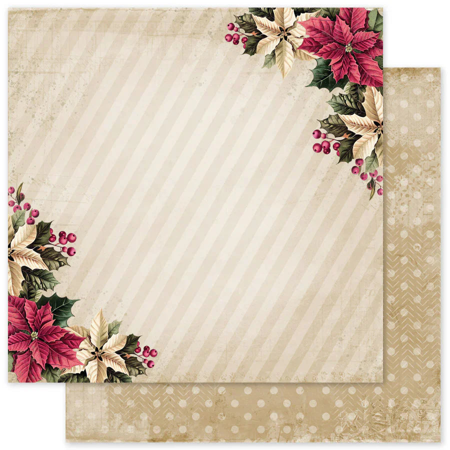 Collection de papier Houx de Noël 6x6 35115