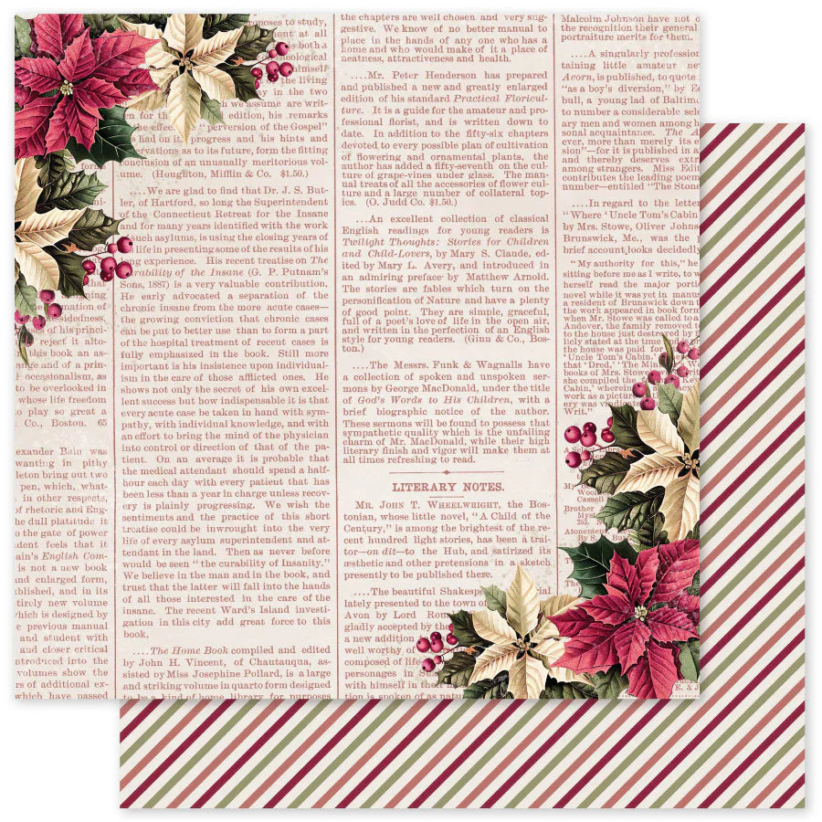 Collection de papier Houx de Noël 6x6 35115