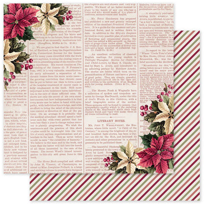 Collection de papier Houx de Noël 6x6 35115