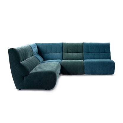 Canapé modulaire Camaro - Bleu/Vert
