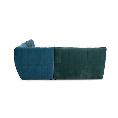 Canapé modulaire Camaro - Bleu/Vert