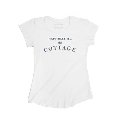 T-shirt en bambou Cottage pour femme, blanc
