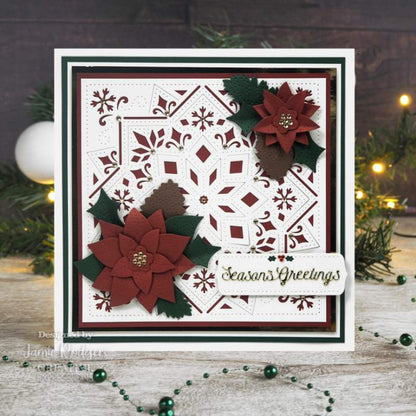 Matrice de découpe Créative Expressions Jamie Rodgers Pierced Elegant Poinsettia