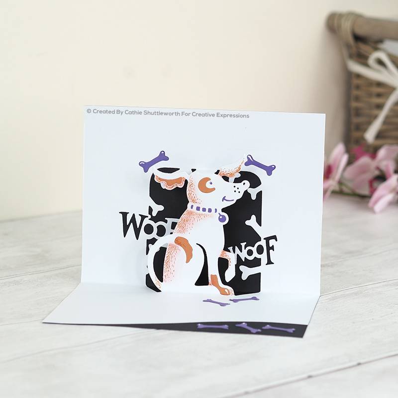 Paper Cuts Woof! Matrice de coupe