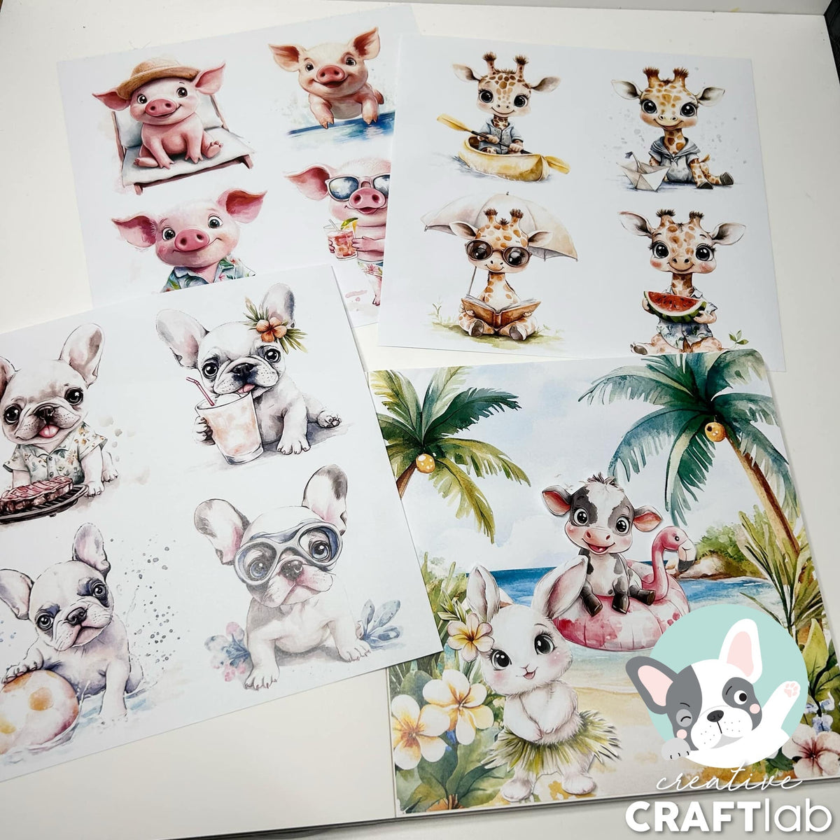 CCL Collage Paper Pad Summer Breeze Essentials 36 Sheets