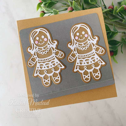 Matrice de découpe Creative Expressions Paper Cuts Fille Pain d'Épices Festive