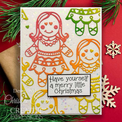 Matrice de découpe Creative Expressions Paper Cuts Fille Pain d'Épices Festive