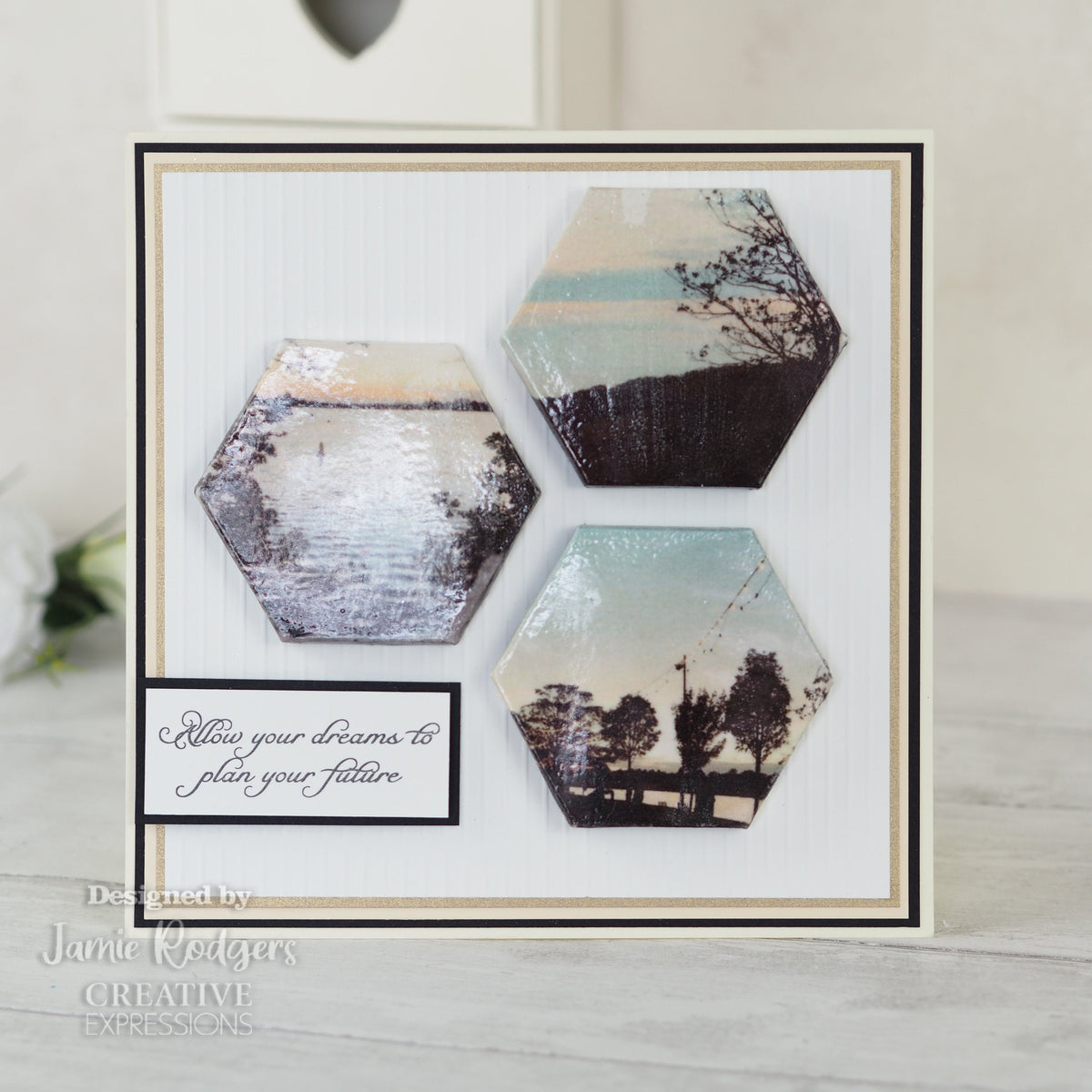 Creative Expressions Collection sur toile Jamie Rodgers Grand Hexagone