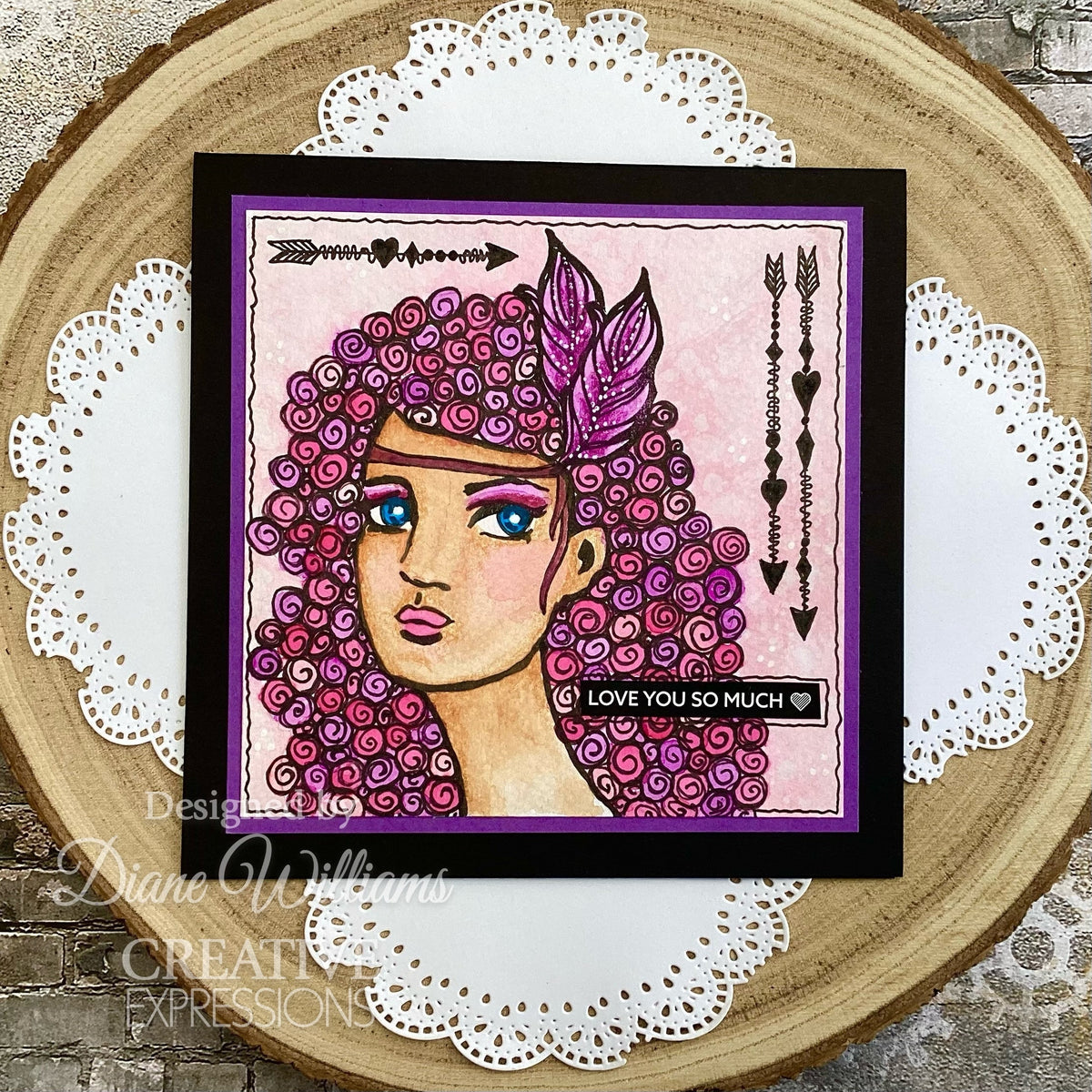 Creative Expressions Jane Davenport Tampons Transparents SideKick 10,2 x 15,2 cm