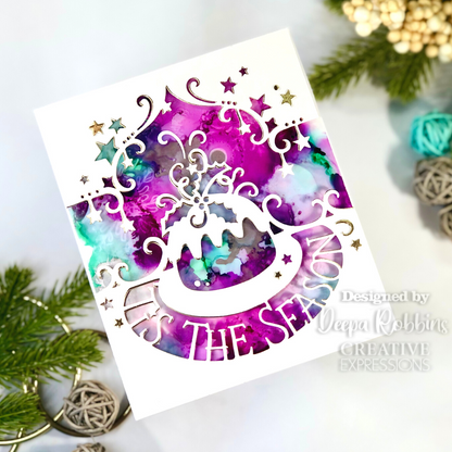 Matrice de coupe double Creative Expressions Paper Cuts Christmas Fare