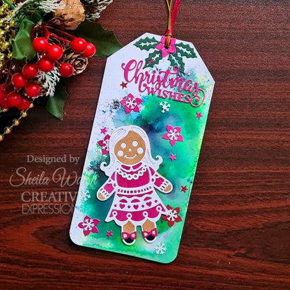 Matrice de découpe Creative Expressions Paper Cuts Fille Pain d'Épices Festive