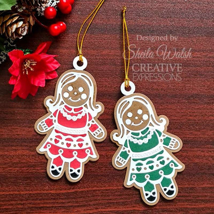 Matrice de découpe Creative Expressions Paper Cuts Fille Pain d'Épices Festive