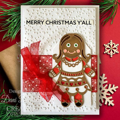 Matrice de découpe Creative Expressions Paper Cuts Fille Pain d'Épices Festive
