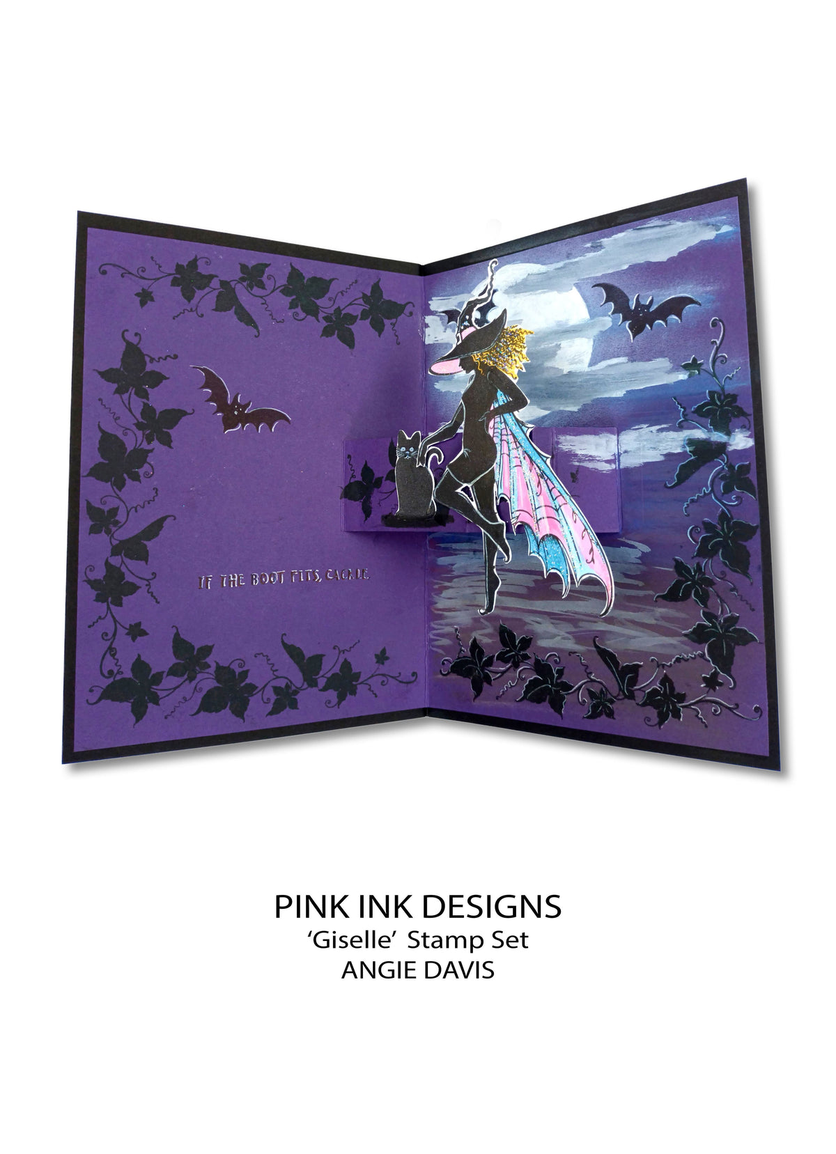 Pink Ink Designs Giselle Lot de tampons transparents 6 po x 8 po