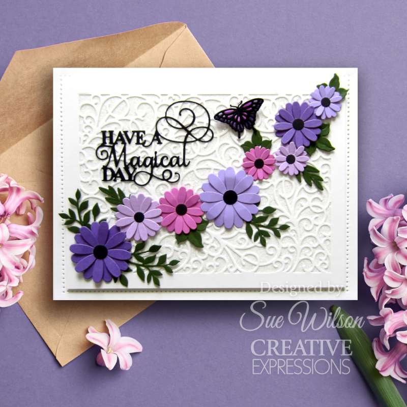 Creative Expressions Sue Wilson Finishing Touches Matrices de découpe Marguerites Dynamiques