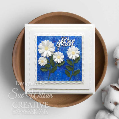 Creative Expressions Sue Wilson Finishing Touches Matrices de découpe Marguerites Dynamiques