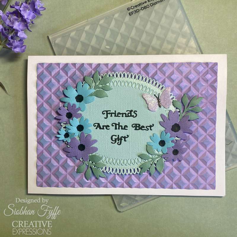 Matrice de découpe Creative Expressions Sue Wilson Finishing Touches Floral Medley