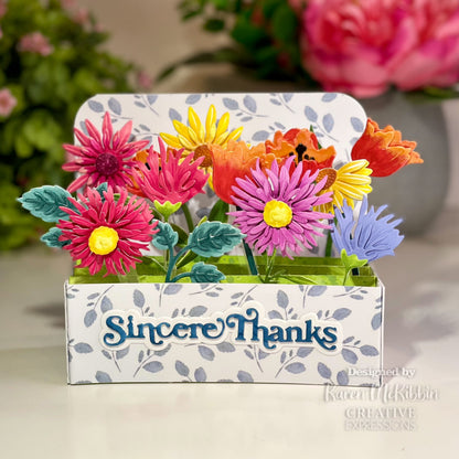 Matrice de découpe Creative Expressions Sue Wilson Collection Fleurs superposées Rose de jardin