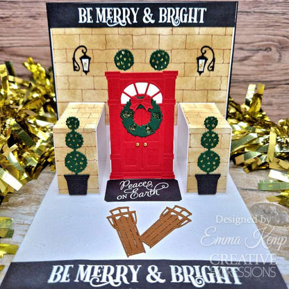 Matrices de découpe Creative Expressions Sue Wilson Festive Yuletide Welcome
