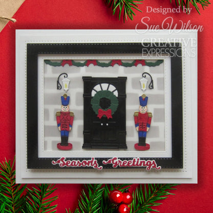 Matrices de découpe Creative Expressions Sue Wilson Festive Yuletide Welcome