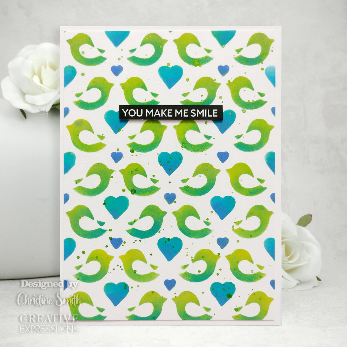 Pochoir Creative Expressions Love Birds DL 10,0 x 20,3 cm