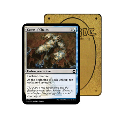 Curse of Chains Metal Orica Card