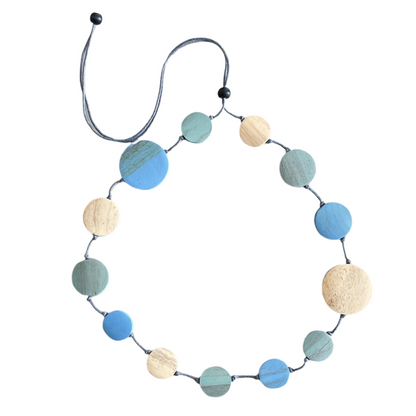 Collier rond en bois
