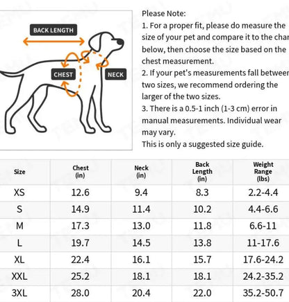 Tyson Dog Jacket | Dog Jacket for Cold Weather