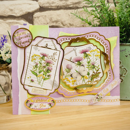 Bloc de papier créatif de luxe - Fleurs sauvages Forever Florals