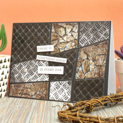Blocs de papier Duo Design – Textures industrielles et Brique magnifique