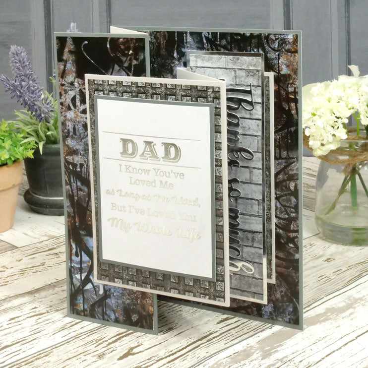 Blocs de papier Duo Design – Textures industrielles et Brique magnifique