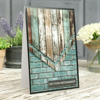 Blocs de papier Duo Design – Textures industrielles et Brique magnifique